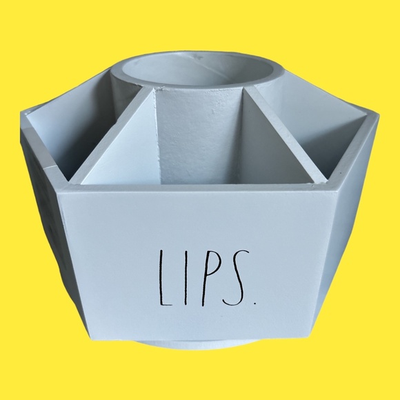 RAE DUNN NEW 360 Rotating Makeup Organizer - Picture 3 of 7